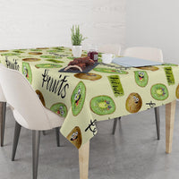 Kiwi Cute Humorous Tablecloth New Zealand Fruit DT02 - Polynesian Pride