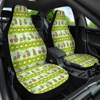 New Zealand Kiwi Fruit Witty Kiwi Bird Car Seat Cover DT02 One Size Green - Polynesian Pride