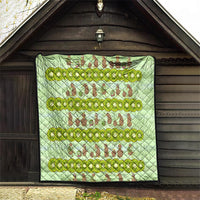 New Zealand Kiwi Fruit Witty Kiwi Bird Quilt DT02 - Polynesian Pride