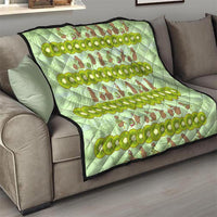 New Zealand Kiwi Fruit Witty Kiwi Bird Quilt DT02 - Polynesian Pride