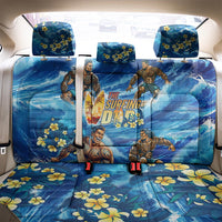 Hawaii Father's Day Back Car Seat Cover The Surfing Dad Polynesian Tattoo DT02 - Polynesian Pride