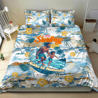 Hawaii Father's Day It's Surfing Time Bedding Set Aloha L Makuakane DT02 - Polynesian Pride