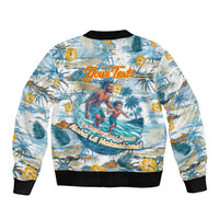 Hawaii Father's Day It's Surfing Time Bomber Jacket Aloha L Makuakane DT02 - Polynesian Pride