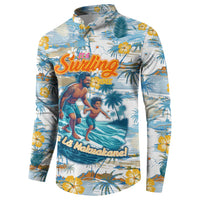 Hawaii Father's Day It's Surfing Time Button Sweatshirt Aloha L Makuakane DT02 - Polynesian Pride