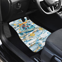 Hawaii Father's Day It's Surfing Time Car Mats Aloha Lā Makuakane