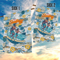 Hawaii Father's Day It's Surfing Time Garden Flag Aloha L Makuakane DT02 - Polynesian Pride