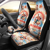Hawaii Father's Day Car Seat Cover Hula With Dad DT02 - Polynesian Pride