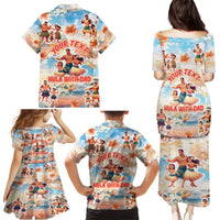 Hawaii Father's Day Family Matching Puletasi and Hawaiian Shirt Hula With Dad DT02 - Polynesian Pride
