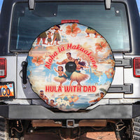 Hawaii Father's Day Spare Tire Cover Hula With Dad DT02 Art - Polynesian Pride
