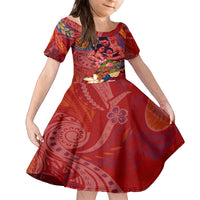 Happy Father's Day French Polynesia Family Matching Puletasi and Hawaiian Shirt Family Turtle Hibiscus