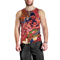 Happy Father's Day French Polynesia Men Tank Top Family Turtle Hibiscus DT02 - Polynesian Pride
