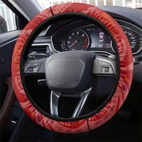 Happy Father's Day French Polynesia Steering Wheel Cover Family Turtle Hibiscus DT02 - Polynesian Pride