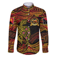 Papua New Guinea 50th Independence Day Family Matching Short Sleeve Bodycon Dress and Hawaiian Shirt Culture Spirit and Sovereignty