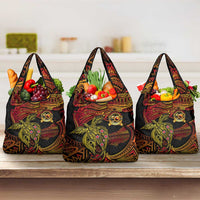 Papua New Guinea 50th Independence Day Grocery Bag Culture Spirit and Sovereignty DT02 3-pack One Size Art - Polynesian Pride