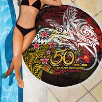 PNG 1975 - 2025 Beach Blanket Papua New Guinea 50th Independence Anniversary DT02 - Polynesian Pride
