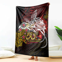 PNG 1975 - 2025 Blanket Papua New Guinea 50th Independence Anniversary