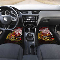PNG 1975 - 2025 Car Mats Papua New Guinea 50th Independence Anniversary DT02 Set 2pcs - Front Art - Polynesian Pride