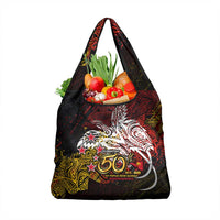 PNG 1975 - 2025 Grocery Bag Papua New Guinea 50th Independence Anniversary DT02 1-pack One Size Art - Polynesian Pride