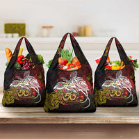 PNG 1975 - 2025 Grocery Bag Papua New Guinea 50th Independence Anniversary DT02 3-pack One Size Art - Polynesian Pride