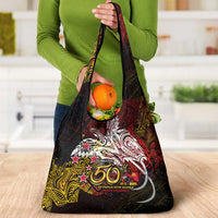 PNG 1975 - 2025 Grocery Bag Papua New Guinea 50th Independence Anniversary DT02 - Polynesian Pride