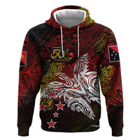 PNG 1975 - 2025 Hoodie Papua New Guinea 50th Independence Anniversary