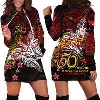 PNG 1975 - 2025 Hoodie Dress Papua New Guinea 50th Independence Anniversary
