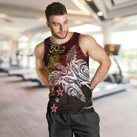 PNG 1975 - 2025 Men Tank Top Papua New Guinea 50th Independence Anniversary DT02 Art - Polynesian Pride
