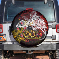 PNG 1975 - 2025 Spare Tire Cover Papua New Guinea 50th Independence Anniversary