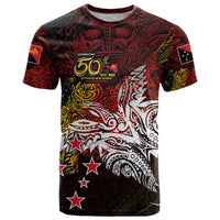 PNG 1975 - 2025 T Shirt Papua New Guinea 50th Independence Anniversary