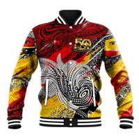 Papua New Guinea 50th Independence Day Baseball Jacket Celebrate Our History, Inspire Our Future DT02 Unisex Art - Polynesian Pride