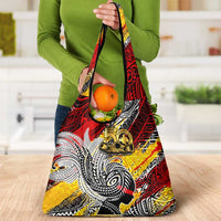 Papua New Guinea 50th Independence Day Grocery Bag Celebrate Our History, Inspire Our Future DT02 - Polynesian Pride