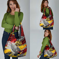 Papua New Guinea 50th Independence Day Grocery Bag Celebrate Our History, Inspire Our Future DT02 - Polynesian Pride