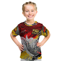 Papua New Guinea 50th Independence Day Kid T Shirt Celebrate Our History, Inspire Our Future