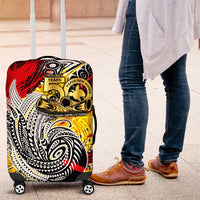 Papua New Guinea 50th Independence Day Luggage Cover Celebrate Our History, Inspire Our Future DT02 Art - Polynesian Pride
