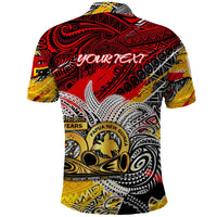 Papua New Guinea 50th Independence Day Polo Shirt Celebrate Our History, Inspire Our Future
