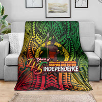 Vanuatu 45th Independence Anniversary Blanket Embracing Our Traditions Shaping Our Future