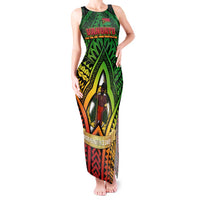 Vanuatu 45th Independence Anniversary Tank Maxi Dress Embracing Our Traditions Shaping Our Future DT02 Women Art - Polynesian Pride