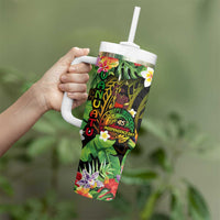 45th Anniversary of Freedom Vanuatu Tumbler With Handle Island Pride Cultural Power Pacific Unity