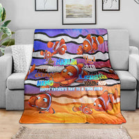 The Ocean Best Dad Blanket Like Marlin Happy Fathers Day To a True Hero DT02 - Polynesian Pride