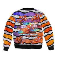 The Ocean Best Dad Bomber Jacket Like Marlin Happy Fathers Day To a True Hero - Polynesian Pride