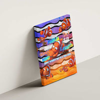 The Ocean Best Dad Canvas Wall Art Like Marlin Happy Fathers Day To a True Hero DT02 - Polynesian Pride