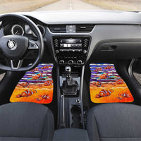The Ocean Best Dad Car Mats Like Marlin Happy Fathers Day To a True Hero DT02 Set 2pcs - Front Art - Polynesian Pride