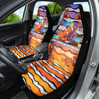 The Ocean Best Dad Car Seat Cover Like Marlin Happy Fathers Day To a True Hero - Polynesian Pride