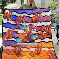 The Ocean Best Dad Quilt Like Marlin Happy Fathers Day To a True Hero - Polynesian Pride