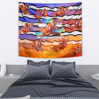 The Ocean Best Dad Tapestry Like Marlin Happy Fathers Day To a True Hero - Polynesian Pride