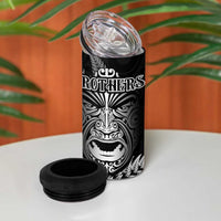 All Black Brothers Rugby 4 in 1 Can Cooler Tumbler New Zealand Maori Haka