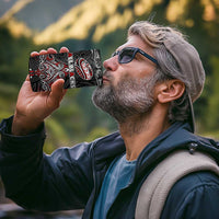 All Black NZL Rugby Champions 4 in 1 Can Cooler Tumbler Maori Warrior