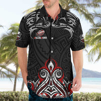 All Black NZL Rugby Champions Hawaiian Shirt Maori Warrior