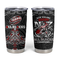 All Black NZL Rugby Champions Tumbler Cup Maori Warrior