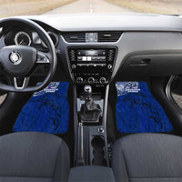 Sharks And American Samoa Car Mats Simple Polynesian Blue